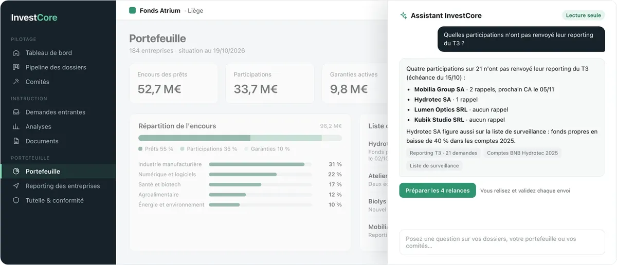 InvestCore : assistant IA