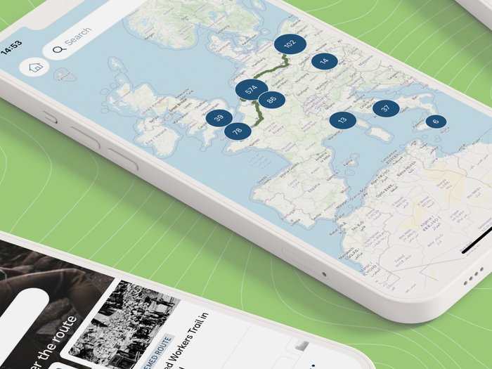 Liberation Route Europe Mobile — Application, Website, Cartography