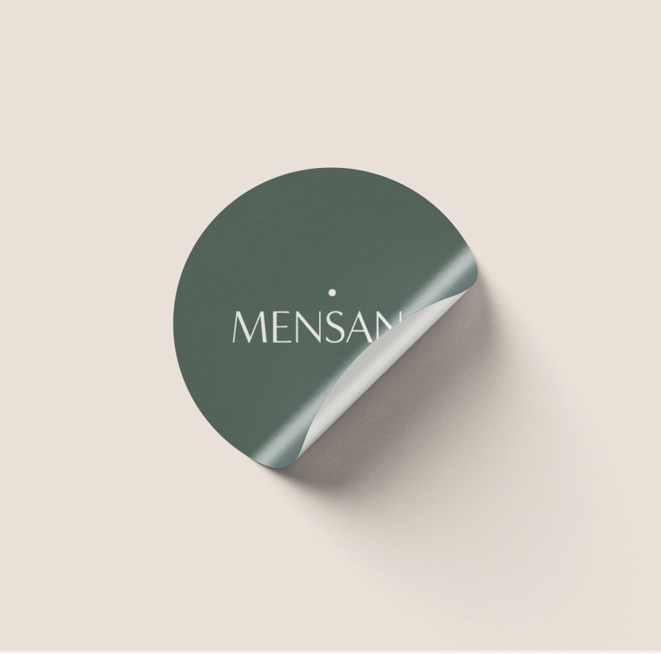 Mensana stickers vert