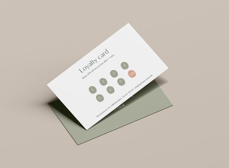 Mensana carte de fidélité