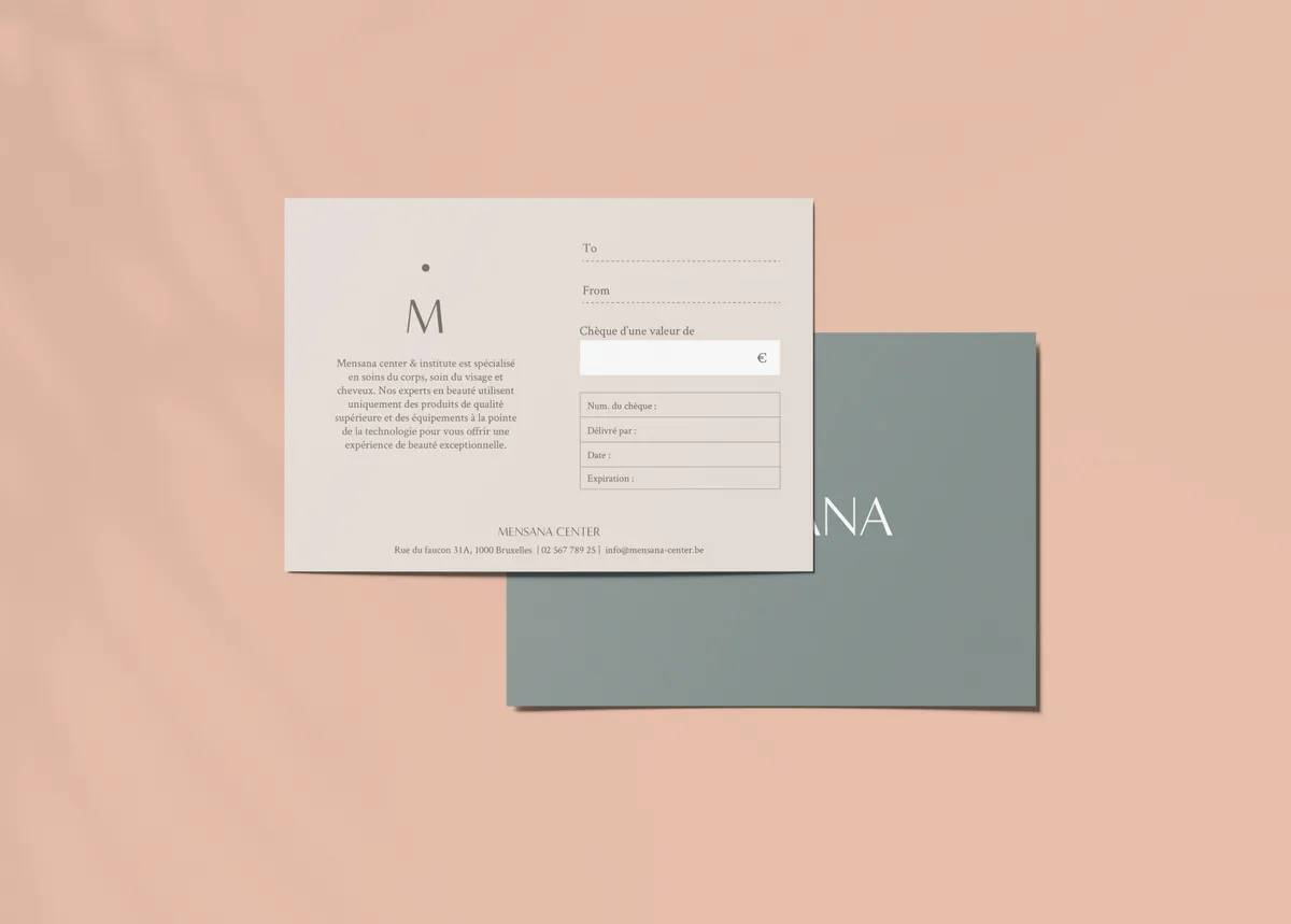 Mensana carte cadeau